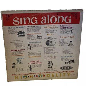 The Sing-A-Long Gang Sing Along (Vinyl, 1959) Crown Records CLP 5117 VG+